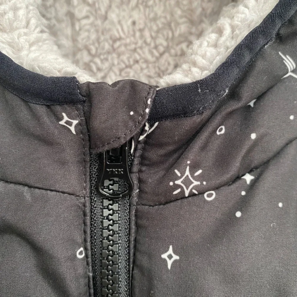 OshKosh B'Gosh Snowsuit Baby Boys 6-9M Insulated Fleece‎ Black